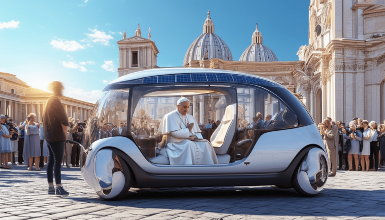 découvrez la première papamobile innovante, entièrement alimentée par énergie électrique. un symbole de modernité et de respect de l'environnement, cette voiture emblématique assure des déplacements durables tout en préservant la tradition. ne manquez pas cette révolution dans la mobilité pontificale !