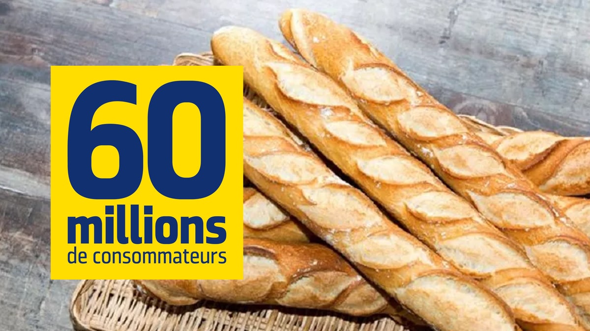 Boulangerie : ce supermarché vend le meilleur pain du marché selon 60 Millions de consommateurs