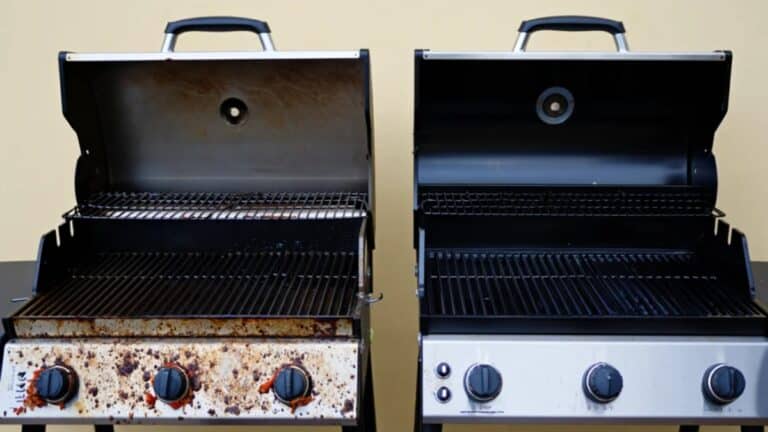 barbecue tout propre