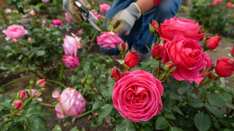 La floraison des rosiers