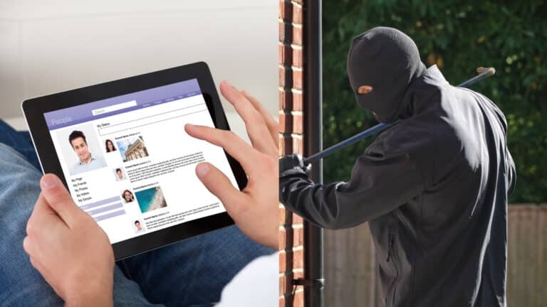 cambriolage facebook