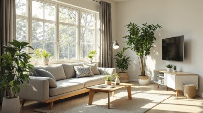découvrez des conseils pratiques sur l'agencement de votre mobilier et apprenez comment une disposition stratégique peut optimiser l'éclairage naturel, réduire la consommation d'énergie et alléger votre facture d'électricité.