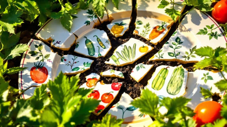 découvrez comment recycler vos assiettes cassées en étiquettes pratiques pour vos plantes. grâce à cette astuce écologique, identifiez facilement chaque variété de votre potager tout l'été et donnez une seconde vie à votre vaisselle !