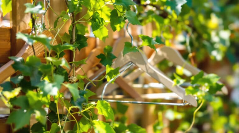 découvrez comment recycler vos vieux cintres en supports astucieux pour plantes grimpantes cet été. une astuce économique, écologique et facile à réaliser pour embellir votre jardin ou balcon !