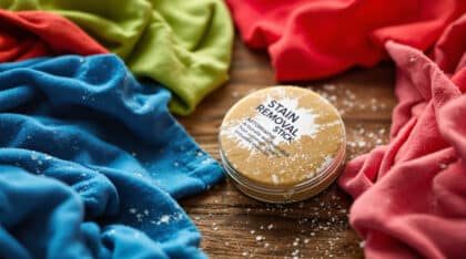 essayez ce bâton détachant fait maison, l’alternative naturelle et économique pour éliminer toutes les taches et donner un nouvel éclat à vos vêtements facilement !