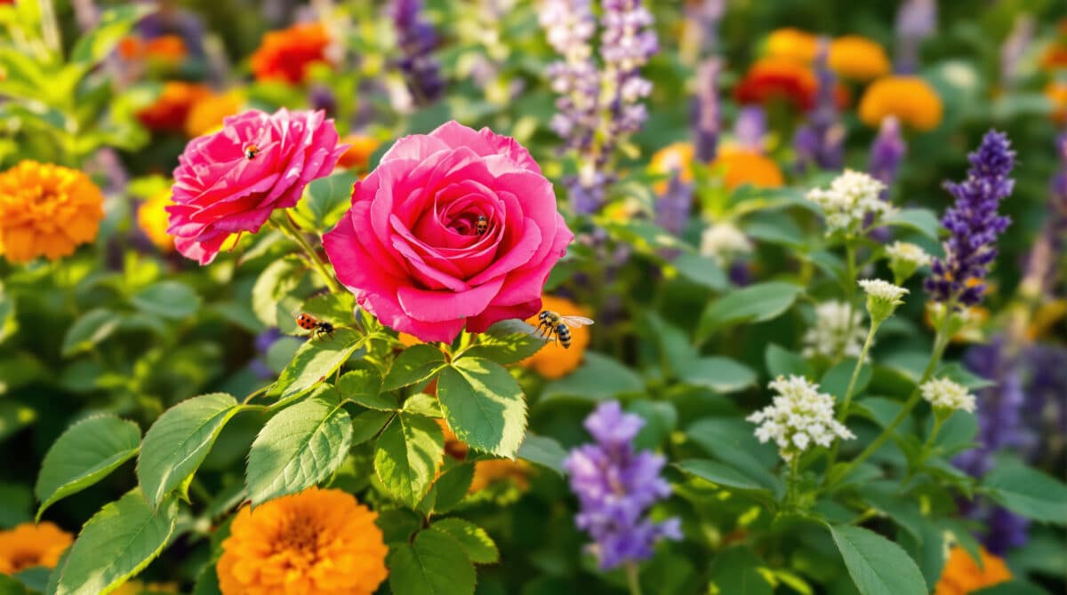 découvrez quelles plantes associer à vos rosiers pour repousser naturellement les pucerons et prévenir les maladies des feuilles. astuces de jardinage écologiques pour des rosiers en pleine santé !