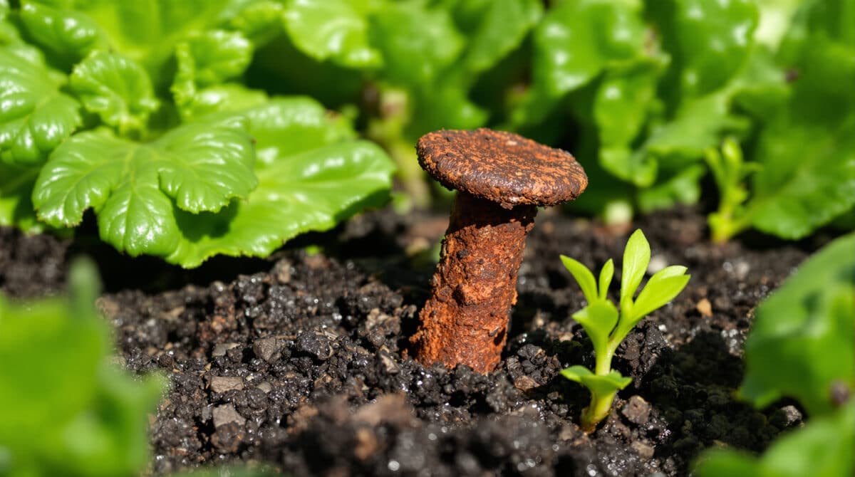découvrez mon expérience avec l'astuce du clou rouillé au potager et le résultat surprenant qui m'a vraiment impressionné !